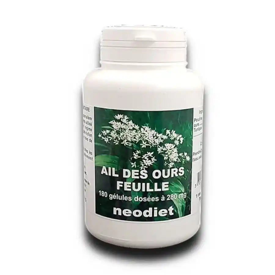 Complément alimentaire 180 gélules ail des ours feuilles neodiet