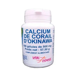 Boite de calcium de corail d'okinawa de 100 gélules de 500mg