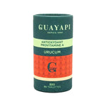 Flacon Urucum vert foncé et orange-rouge de la marque Guyapi