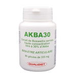 Une boîte de 60 gélules d'AKBA 30 de la marque Qualidiet