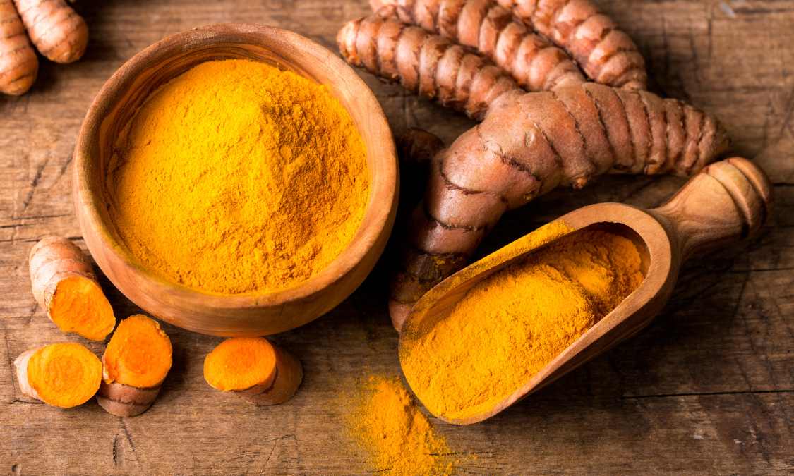 Bannière d'illustration curcuma
