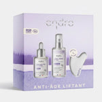 Coffret anti âge liftant collagène composé de trois produits.