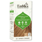 Le packaging de la Coloration Cheveux Végétale Châtain clair glacé Emblica