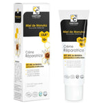 Face avant d'un tube de crème réparatrice au miel de manuka de 40ml de la marque Comptoirs et compagnies