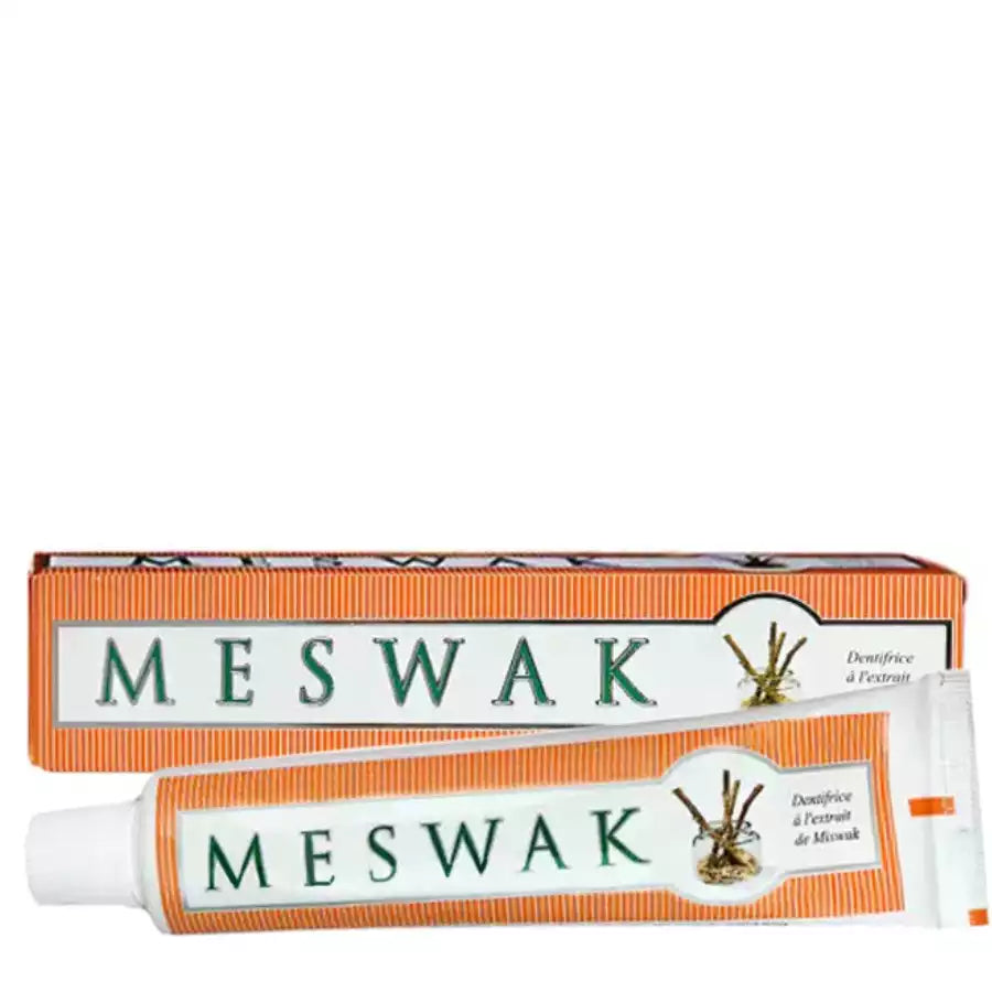 un tube de dentifrice ayurvédique au meswak de la marque kerala nature en 100g
