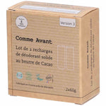 Un pack de recharges de déodorant solide de 2x60g de la marque Comme Avant