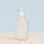 Bouteille en verre rechargeable Pimpant 250 mL pour gel douche, shampoing et savon liquide