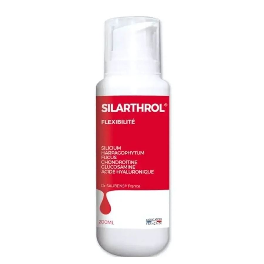Flacon de 200ml de baume articulaire Silarthrol de la marque Labo santé silice