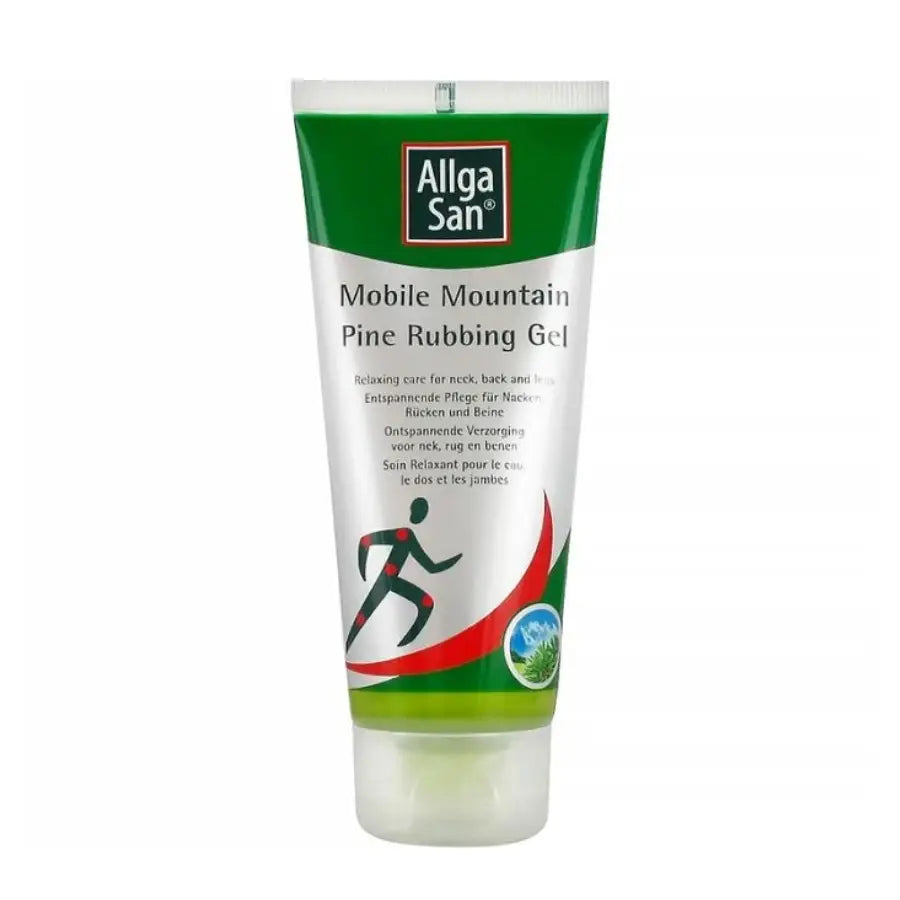 Tube de 100ml de gel relaxant pour cervicales, dos et jambes de la marque Allga San
