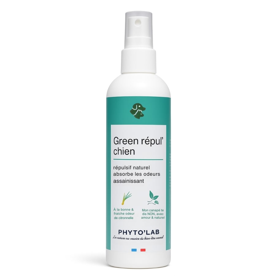 Un flacon de 250 ml de Green Repul' à la citronnelle de la marque Phyo'lab