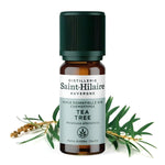 Un flacon d'Huile essentielle de Tea Tree Bio de la distillerie Saint-Hilaire en 10ml.