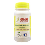 Une boîte de 120 gélules d'huile de nigelle de la marque graine sauvage