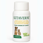 Un flacon de 50 ml de vermifuge Kitaverm pour chien et chat, de Labo Demeter