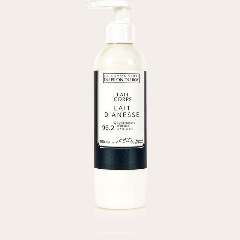 Lait corps au lait d'ânesse 250ml de La Savonnerie Du Pilon Du Roy