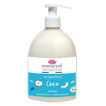Un flacon pompe de Lait corporel familial au beurre de karité bio de500 mL Emma Noël