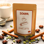 Un mélange pour chaï latte de 100 g de la marque Soana