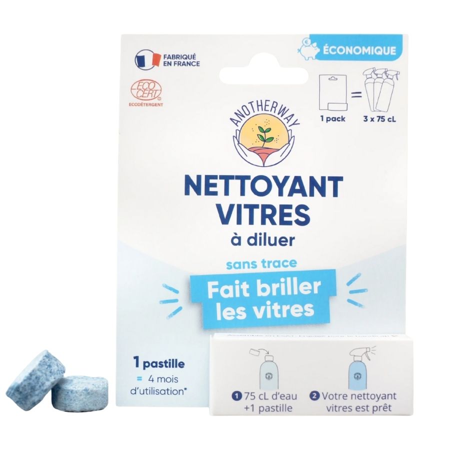 Lot de 3 Pastilles Vitres Bio à diluer Anotherway