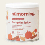 Un pot de Pumpkin Spice Latte de la marque nümorning en 125g