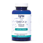 Une boite d'Omega 3 Capital forme de 60 gélules de la marque Lysi