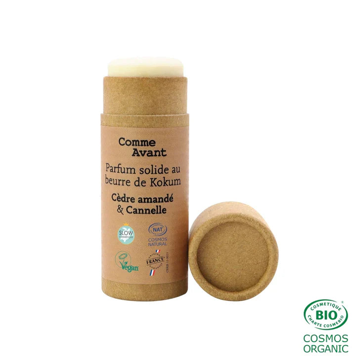 Parfum Solide au Beurre de Kokum - Cère amandé & Cannelle - 20 g - Comme Avant