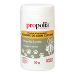 Poudre de Soin Cutané Chien & Chat - 100% Naturel en pot de 30 Grammes de la marque Propolia