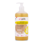 Un flacon pompe de shampooing doux de la marque propolia de 500 ml