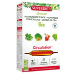 Une boite de Quatuor Circulation Bio de 20 Ampoules de la marque Superdiet