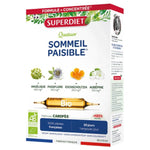 Une boite de Quatuor Sommeil Paisible Bio de 20 Ampoules de la marque Superdiet