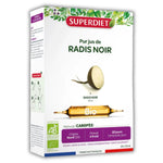 Un Coffret de 20 ampoules de 10 ml de Radis Noir Bio Superdiet