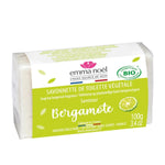 Une savonnette Bergamote Bio de 100g de la marque Emma Noël