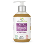Un flacon-pompe de 300ml de Shampooing volumateur anti-chute BIO 5 pour cheveux fins de la marque Science & Équilibre
