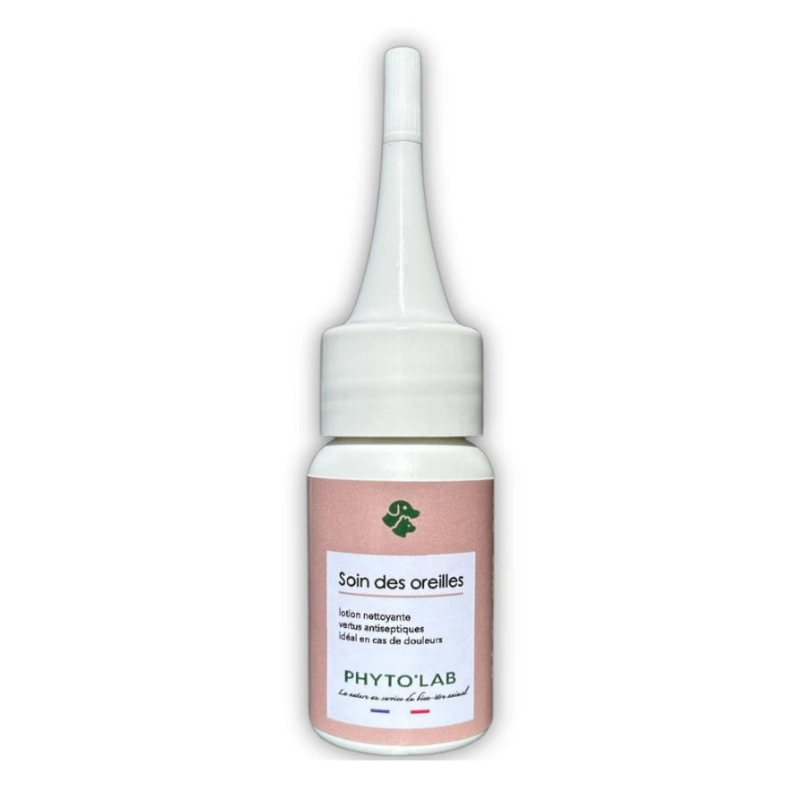 Un soin des oreilles pour chien et chat de la marque Phyto'lab