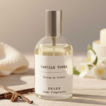 Un spray d'ambiance parfum de grasse vanille tonka de la marque Drake