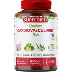 Un pot de Quatuor Bio Cardiovasculaire de 150 Gélules de Superdiet