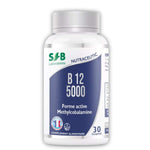 Une boite de Vitamines B12 de 5000 µg de 30 comprimés de la marque SFB Laboratoires