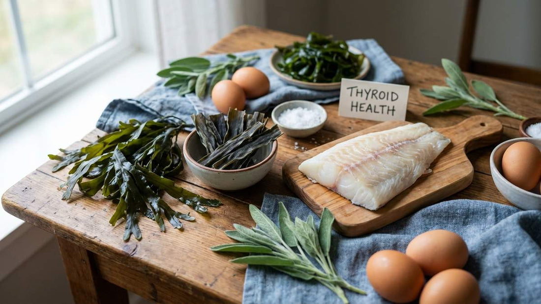 Aliments riches en iode : algues, poisson et œufs pour traiter la carence naturellement
