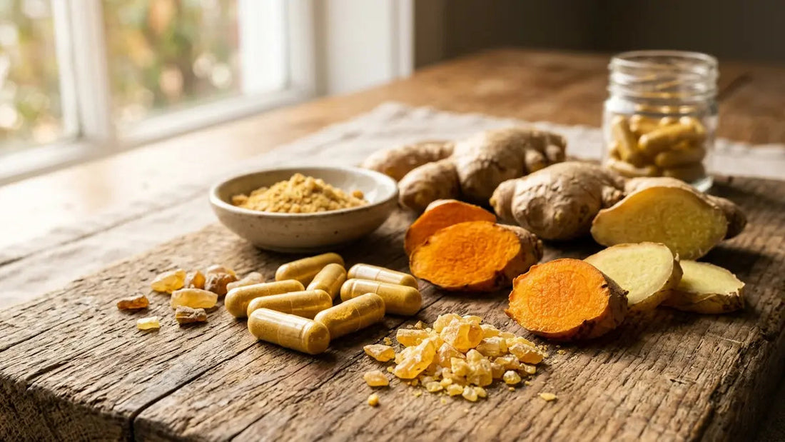 Capsules de glucosamine et poudre de chondroïtine avec curcuma et gingembre pour la santé articulaire
