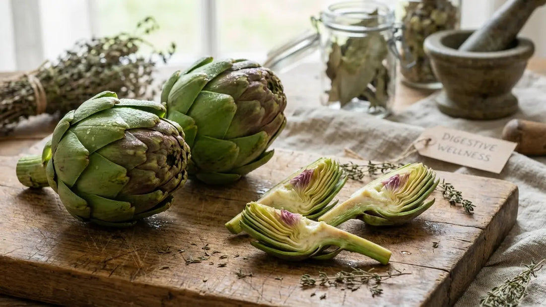 Artichauts frais et cœurs d'artichauts pour la digestion et détoxification du foie