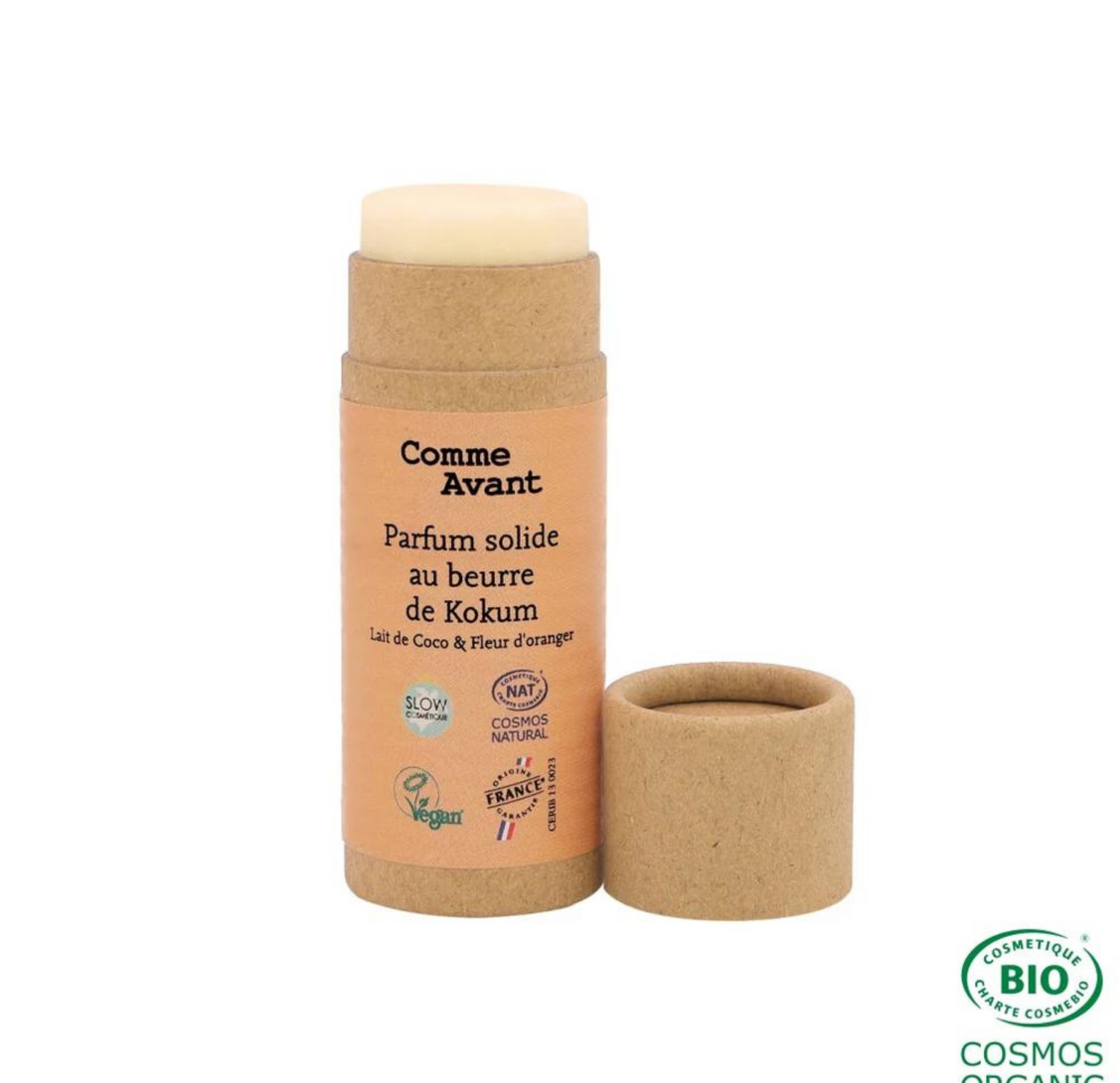 Parfum solide Comme Avant au lait de coco et fleur d'oranger