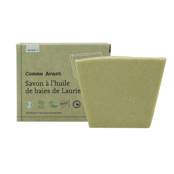 Savon à l'huile de baies de laurier Comme Avant, 100g