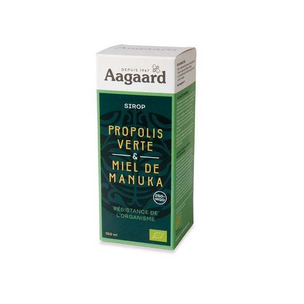Un Sirop Propolis Verte et Miel de Manuka de 150 ml de la marque Aagaard