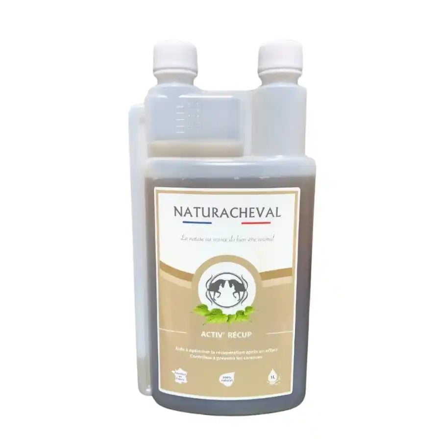 Un bidon de 1 L de Actic'recup de la marque naturacheval