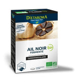 Une boite d'Ail Noir Fermenté Bio Dietaroma qui permet de lutter contre le mauvais cholestérol et favoriser le bon cholestérol.