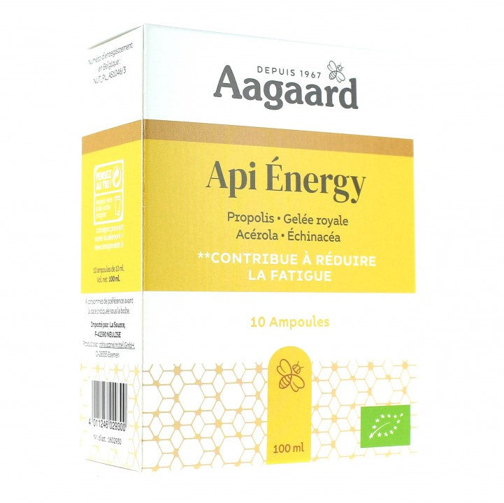 Coffret de 10 ampoules Api Energy de la marque Aagaard