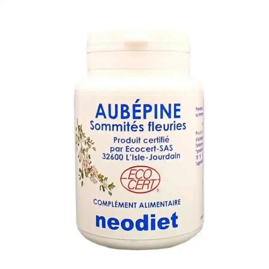 Complément alimentaire Aubépine fleuries 100 gélules Néodiet 