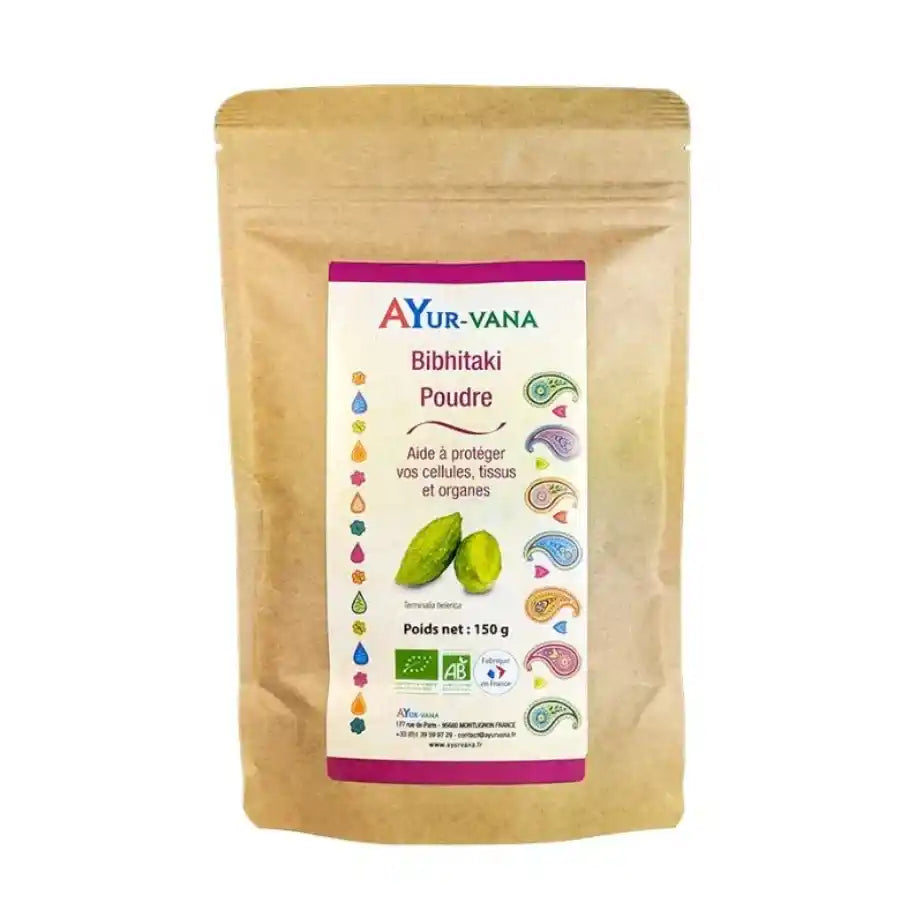 Bibhitaki bio en poudre 150g Ayur vana