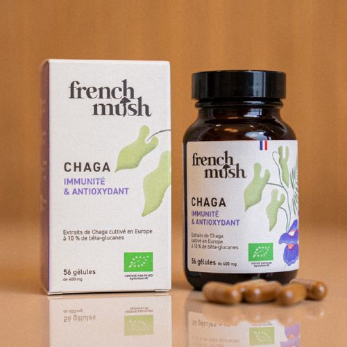 Poudre De Chaga French Mush - Soutien Immunité Et Vitalité - Bio - 30g - Péremption 02/2026 - Fabriqué En France