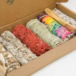 Le coffret de 7 sauges de veegreen dans son packaging.