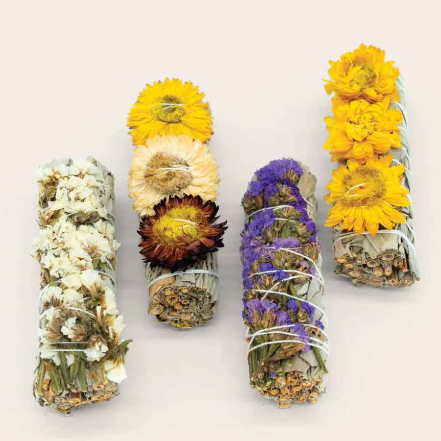 Les 4 sauges du coffret immortelle.