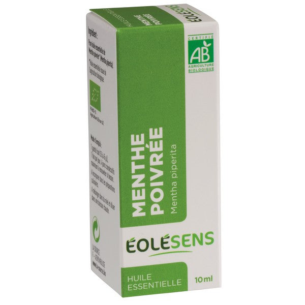 Une Huile essentielle de Menthe Poivrée bio de 10ml de la marque Eolésens